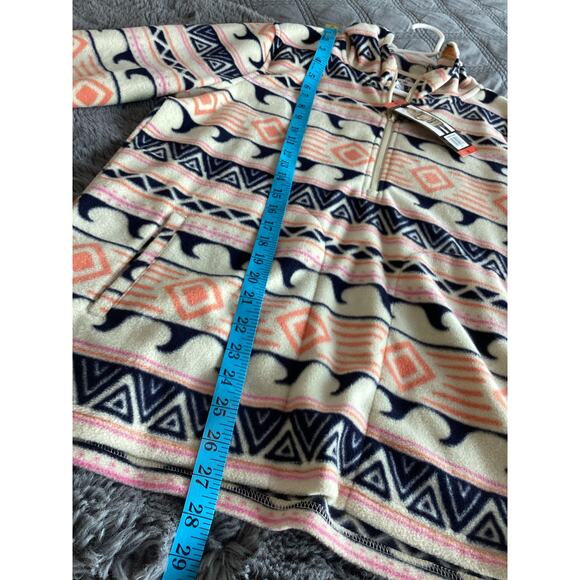 NWT O'Neill Aztec Fleece Half Zip Pullover Super‎ Soft Polar Hoodie Medium - Picture 11 of 11
